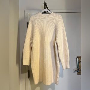 Express, Cozy Cream Sweaterdress